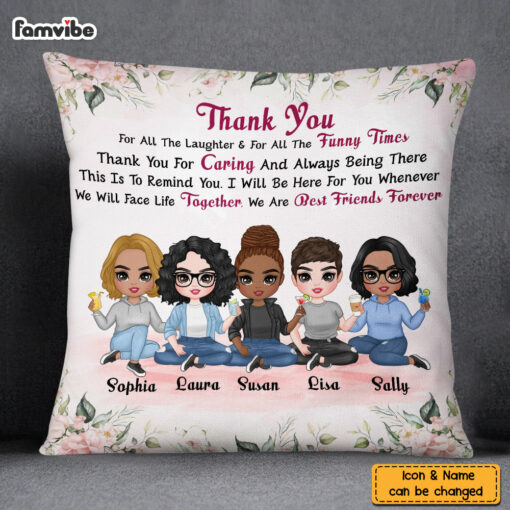 Personalized We Are Friends Forever Pillow