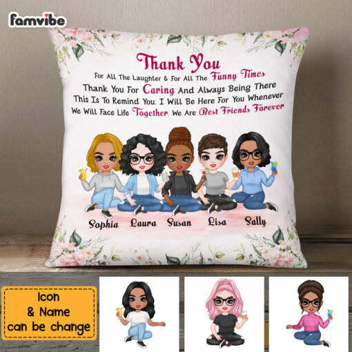 Personalized We Are Friends Forever Pillow