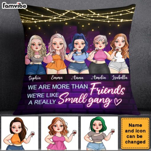 Personalized We Are More Than Friends Pillow