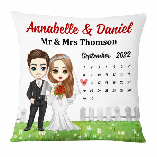 Personalized Wedding Pillow