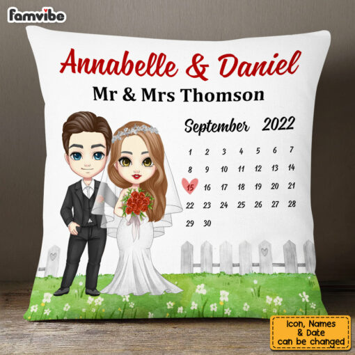 Personalized Wedding Pillow