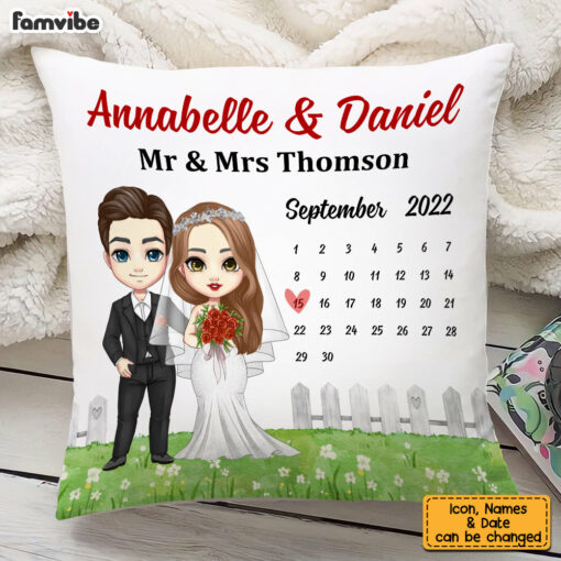 Personalized Wedding Pillow