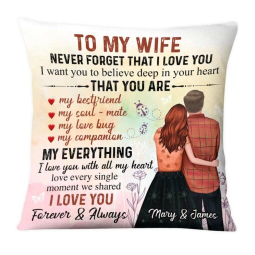 Personalized Wife Pillow