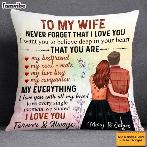 Personalized Wife Pillow