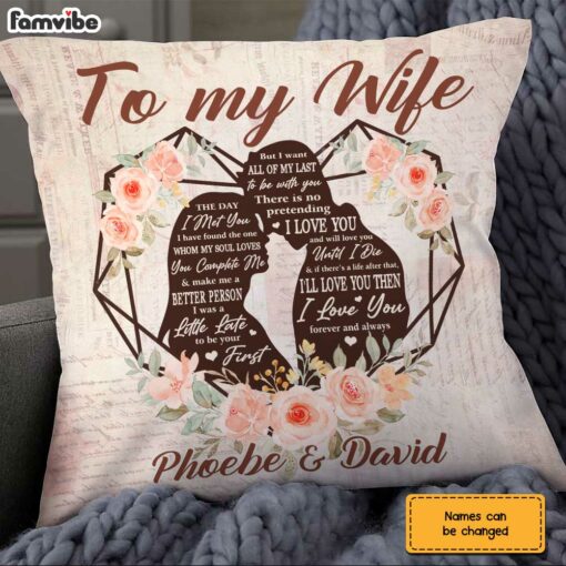 Personalized Wife The Day Pillow