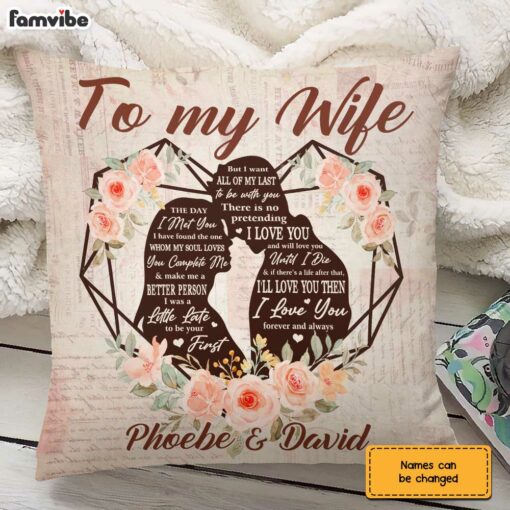 Personalized Wife The Day Pillow