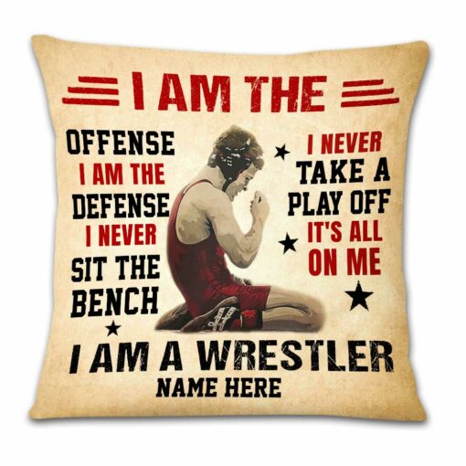 Personalized Wrestling Pillow