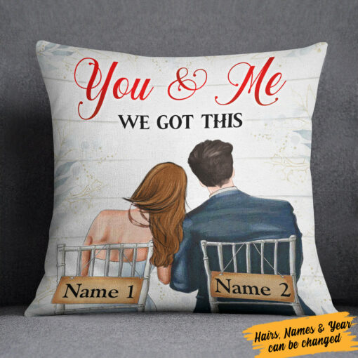 Personalized You And Me Couple Pillow