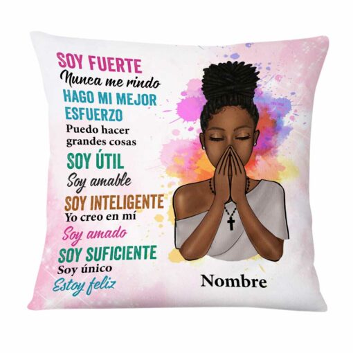 Personalized You Are BWA Spanish Pillow