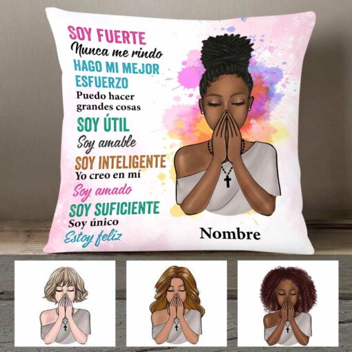 Personalized You Are BWA Spanish Pillow