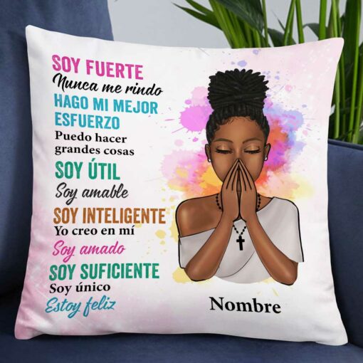 Personalized You Are BWA Spanish Pillow