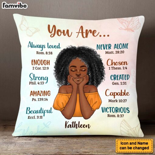 Personalized You Are Beautiful Pillow