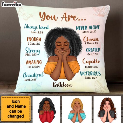 Personalized You Are Beautiful Pillow