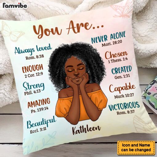 Personalized You Are Beautiful Pillow