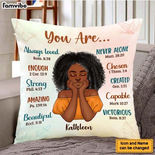 Personalized You Are Beautiful Pillow