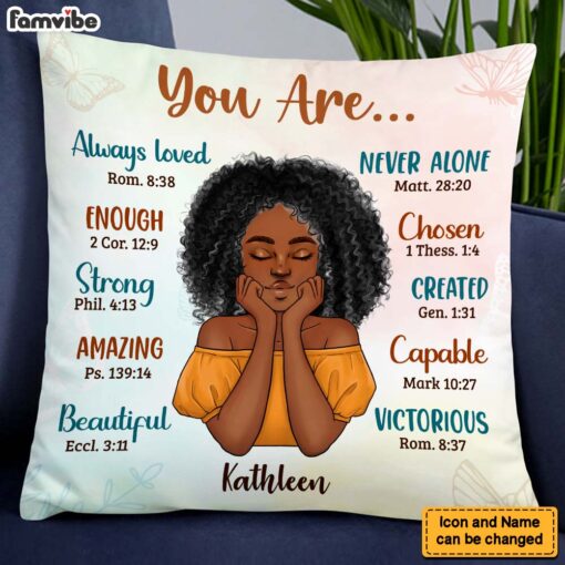 Personalized You Are Beautiful Pillow