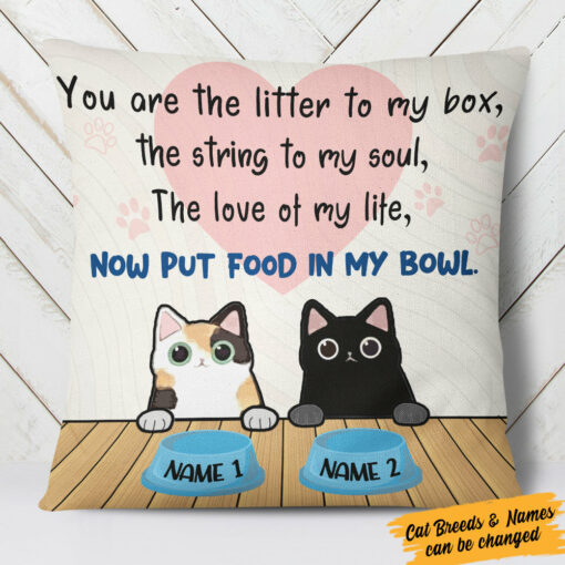 Personalized You Are Cat Pillow