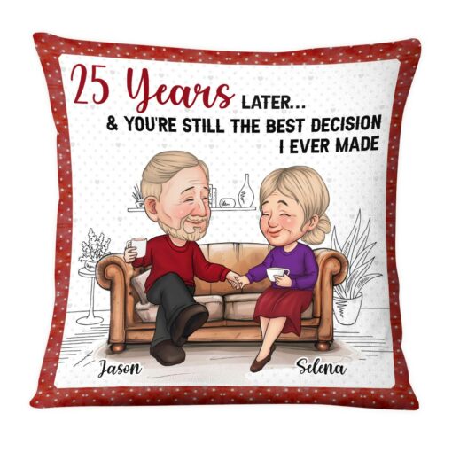 Personalized You Are The Decision Couple Pillow