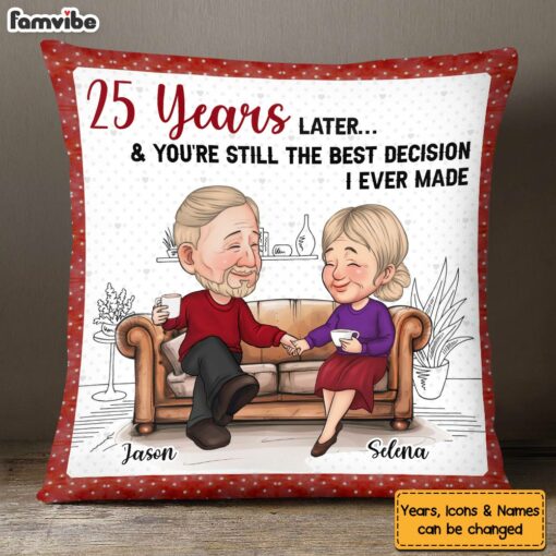 Personalized You Are The Decision Couple Pillow