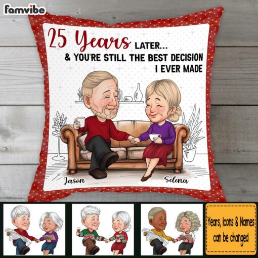 Personalized You Are The Decision Couple Pillow