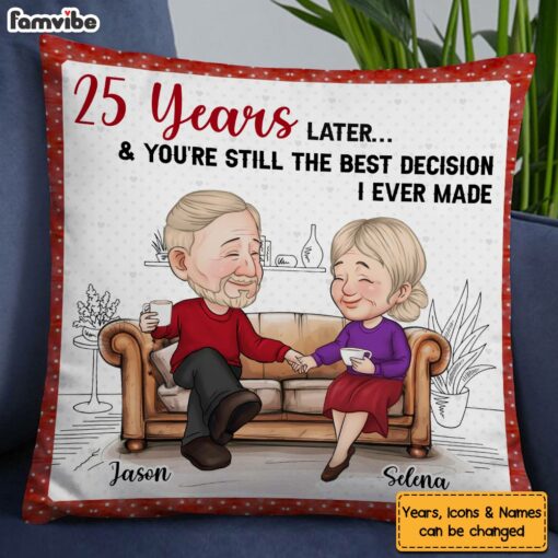 Personalized You Are The Decision Couple Pillow