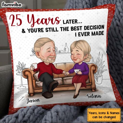 Personalized You Are The Decision Couple Pillow