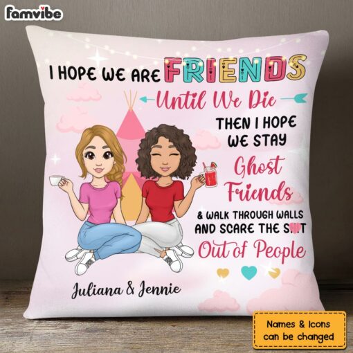 Personalized Young Friends Sisters Pillow