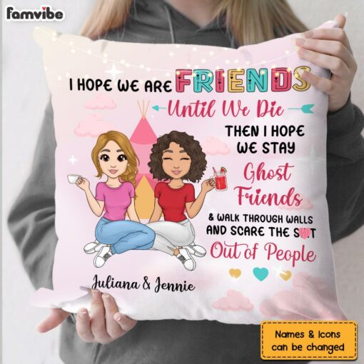 Personalized Young Friends Sisters Pillow