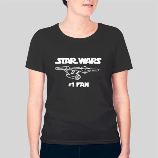 1 Fan Star Trek Star Wars Shirt