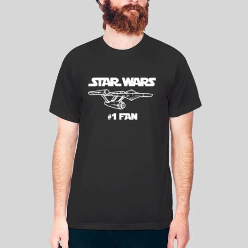 1 Fan Star Trek Star Wars Shirt