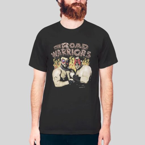 1980s Wrestling The Road Warriors T Shirt