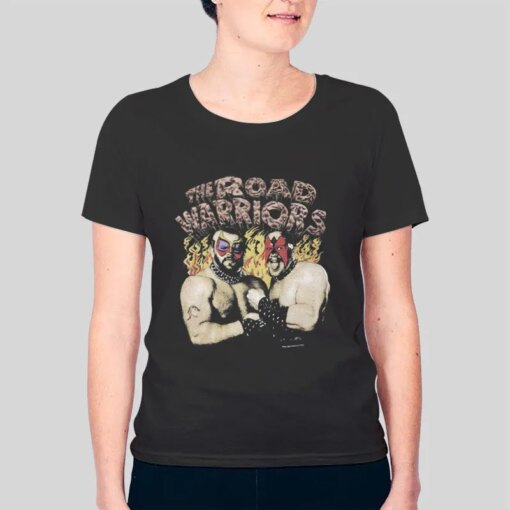 1980s Wrestling The Road Warriors T Shirt