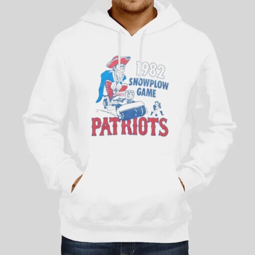 1982 Snow Plow Game Patriots Shirt