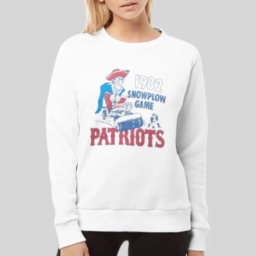 1982 Snow Plow Game Patriots Shirt