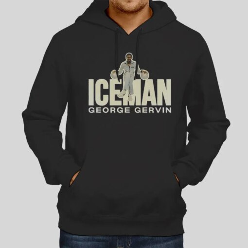 1982 Vintage Iceman Poster George Gervin Shirt