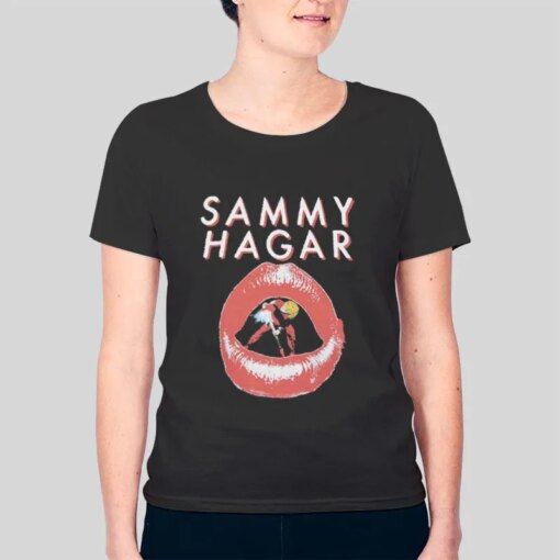 1983 Red Rocker Tour Sammy Hagar Merch Shirt Two Side