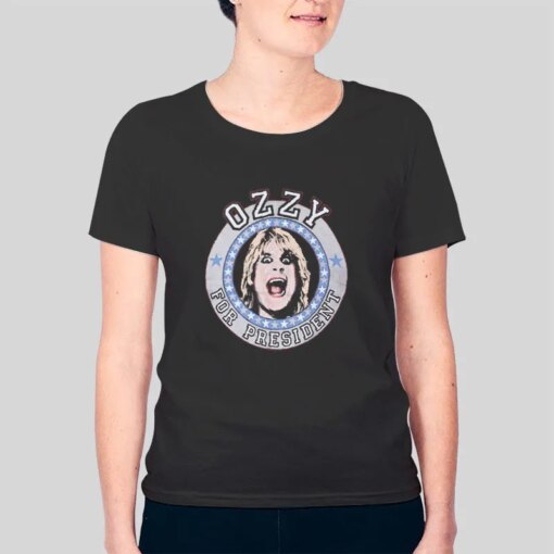 1984 Vintage Ozzy For President Shirt