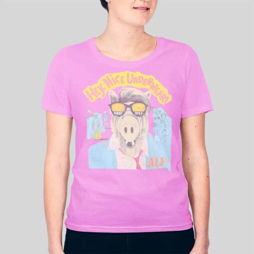 1987 Alf X-Ray Pink Alf Shirt