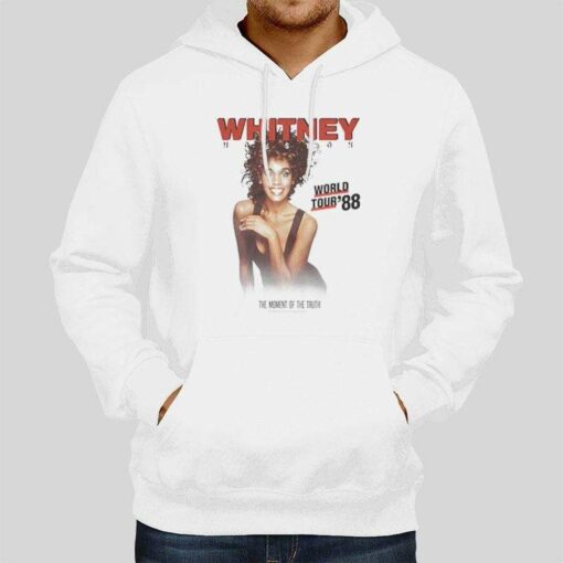 1988 World Tour Whitney Houston The Moment Of Truth Shirt