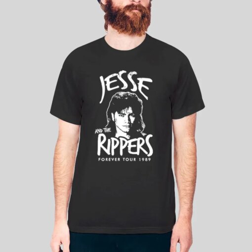 1989 Vintage Forever Tour Jesse And The Rippers Shirt