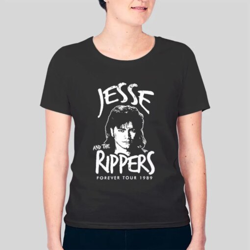 1989 Vintage Forever Tour Jesse And The Rippers Shirt