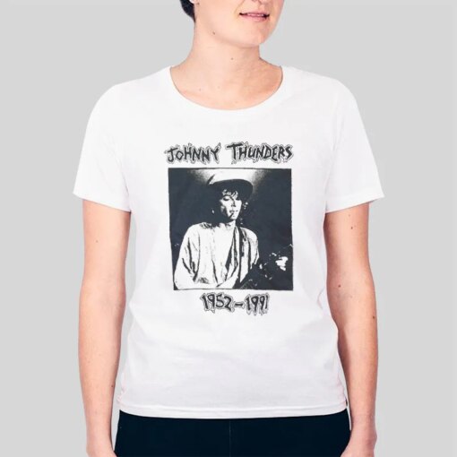 1990s Vintage Punk Rock God Lamf Johnny Thunders T Shirt