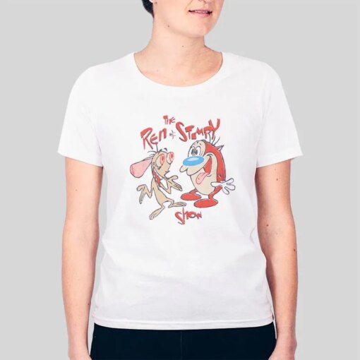 1990s Vintage Ren And Stimpy Shirt