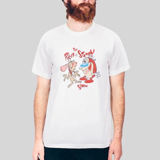 1990s Vintage Ren And Stimpy Shirt