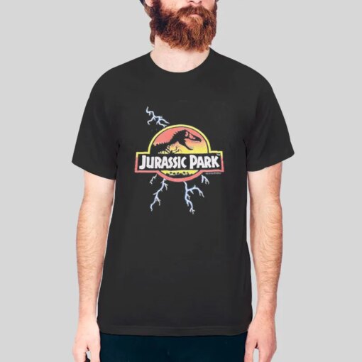 1992 Lightning Vintage Jurassic Park Shirt