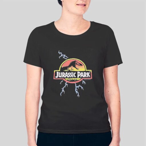 1992 Lightning Vintage Jurassic Park Shirt