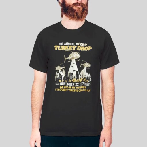 1st Annual Turkey Drop Wkrp T Shirts