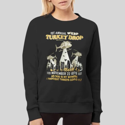 1st Annual Turkey Drop Wkrp T Shirts