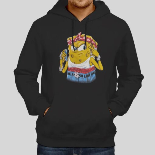 2000s Vintage Gangster Spongebob Shirt