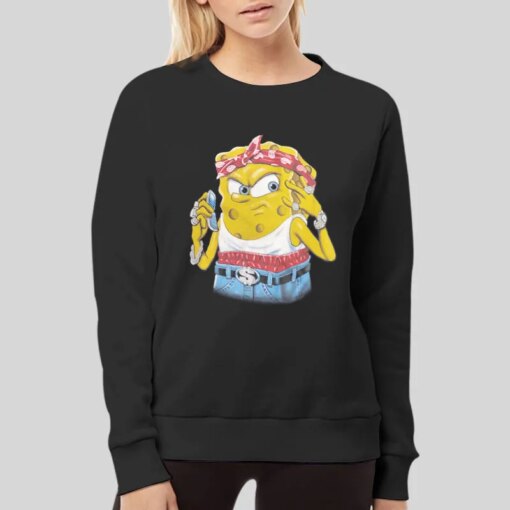 2000s Vintage Gangster Spongebob Shirt